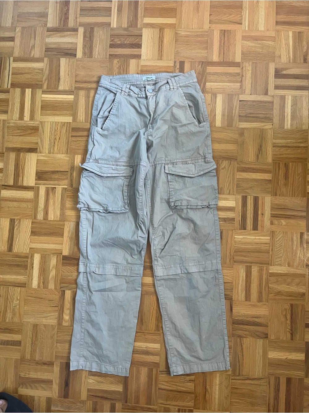GARAGE Women’s Cargo Pants in Light Khaki